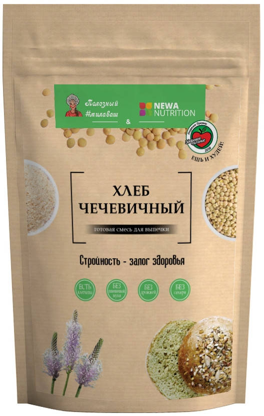 

Смесь для выпечки NEWA Nutrition Хлеб Чечевичный (300 грамм)