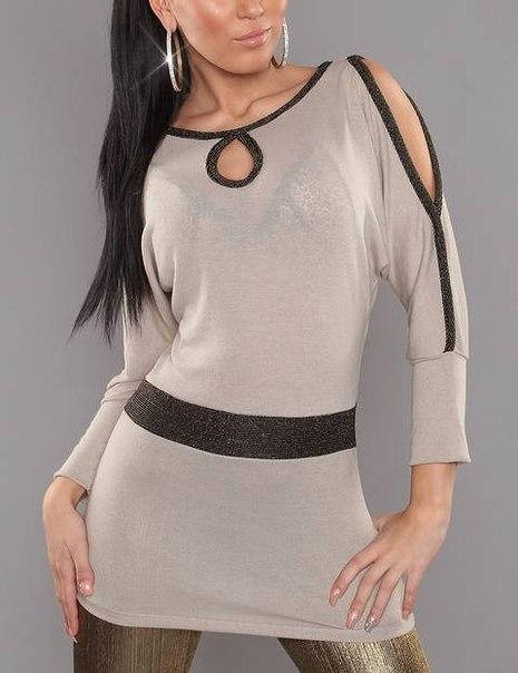 

Туника капелька р42/46 капучино