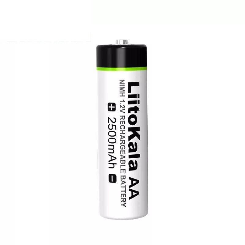 

Оригинальная низко саморазрядная Ni-Mh аккумуляторная батарея AA Liitokala 2500mAh