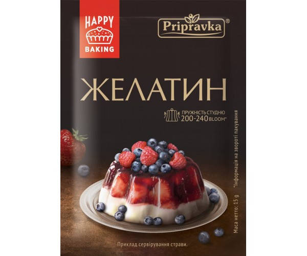 

Желатин харчовий 15 г "Приправка"