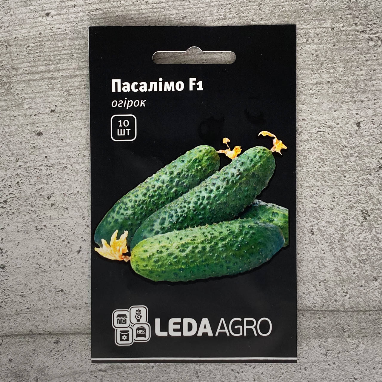 

Огурец самоопыляющийся Пасалимо F1 10 шт семена пакетированные Leda Agro