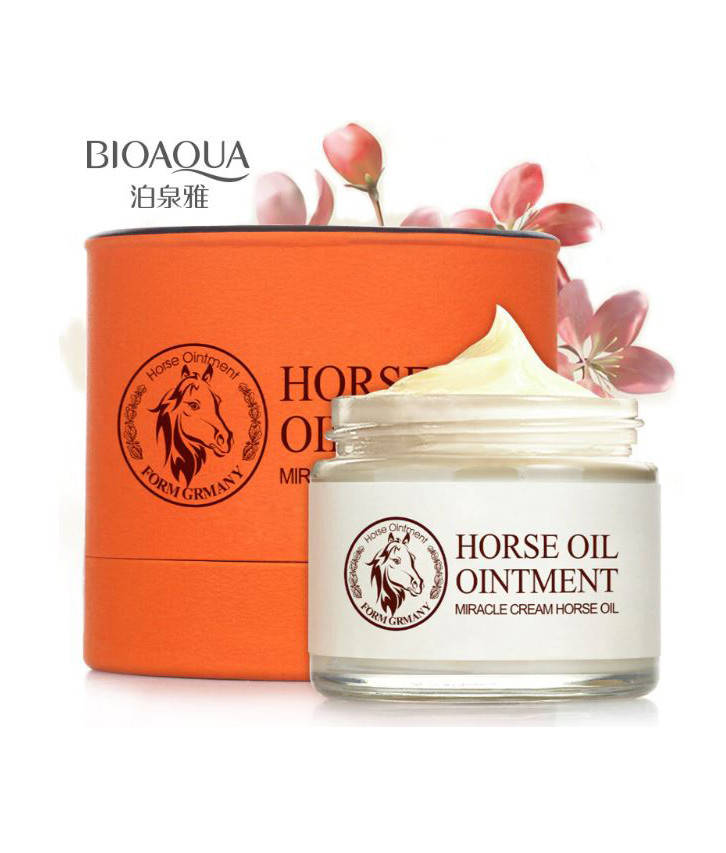 

Знаменитый омолаживающий крем для лица Bioaqua horse oil на основе лошадиного жира