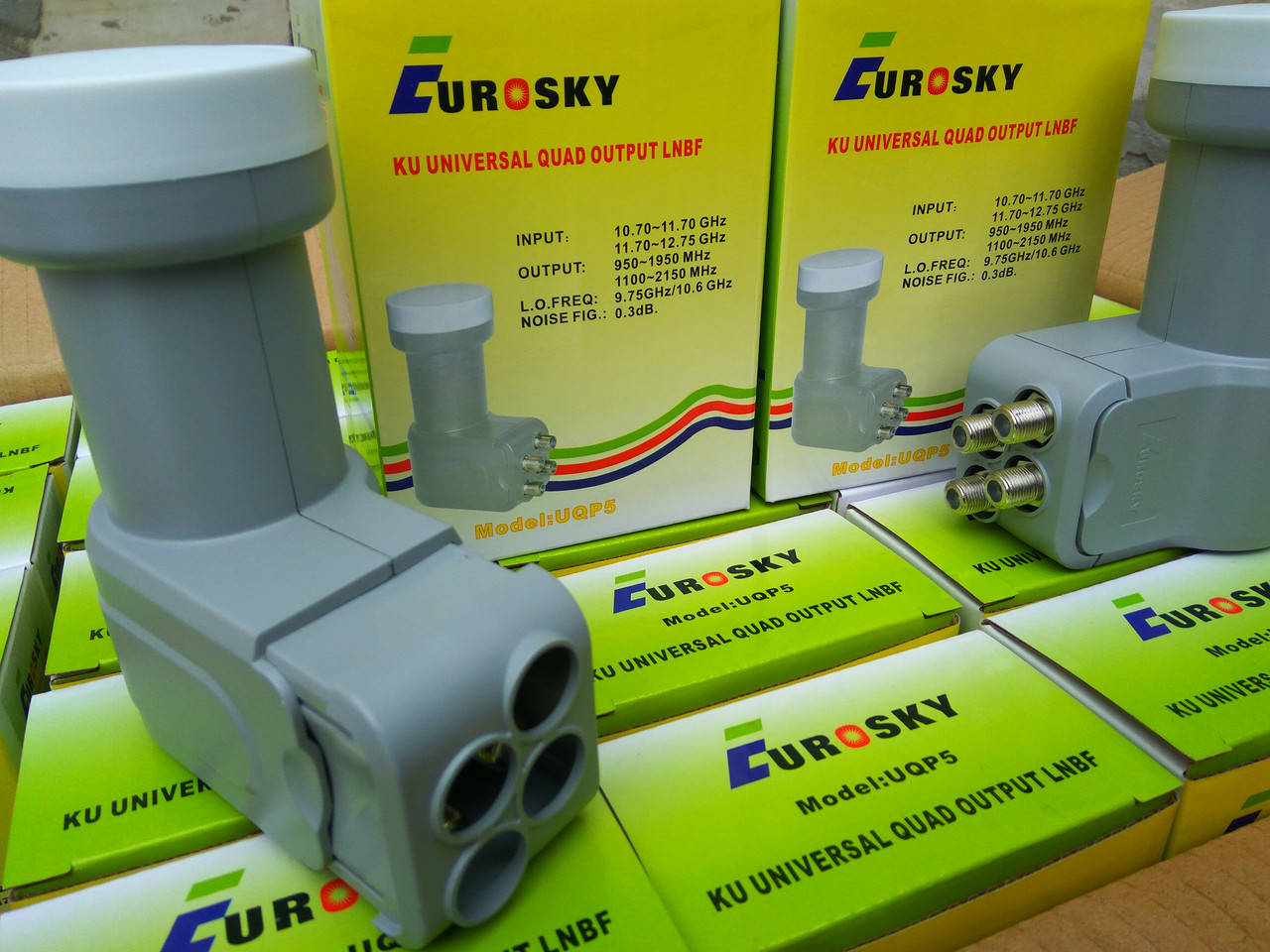 

Спутниковый конвертер(головка) 4 выхода Eurosky