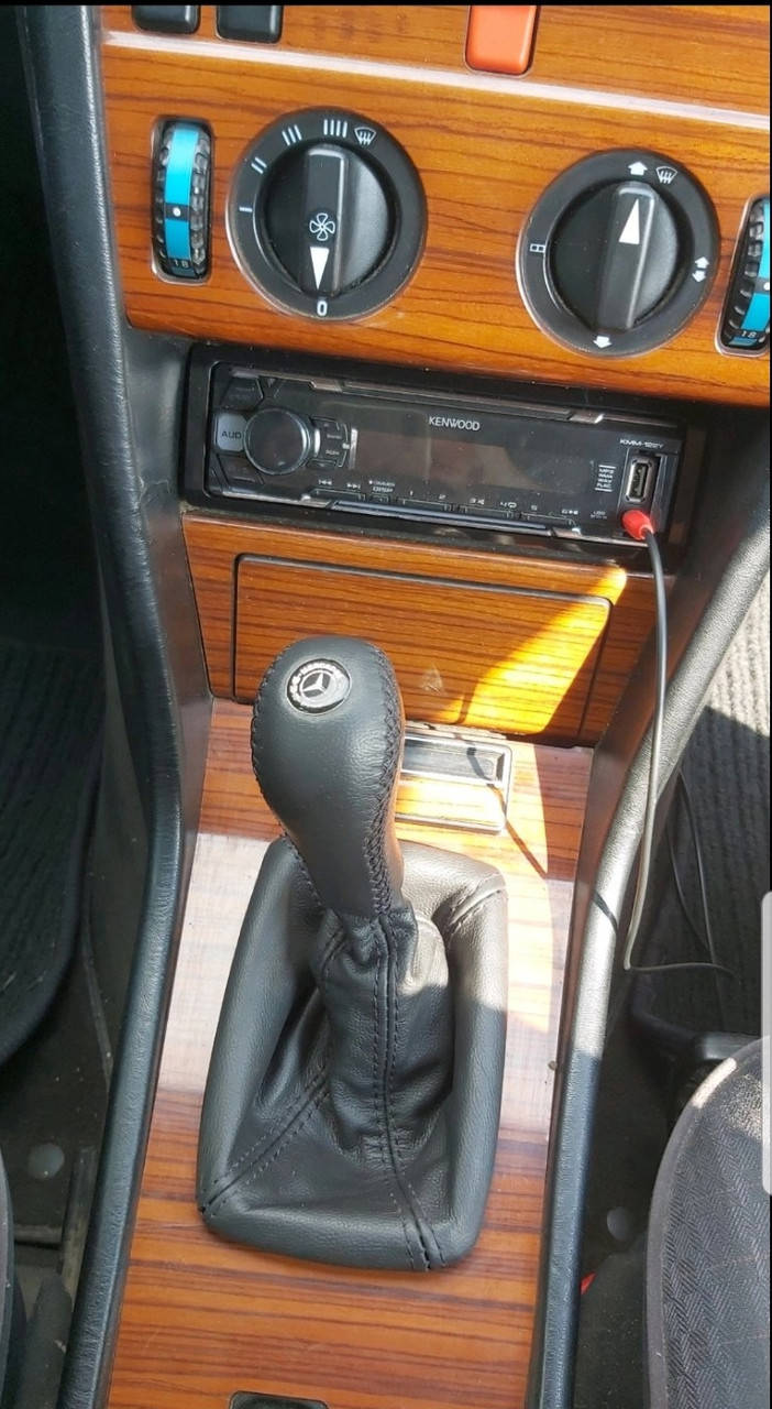 

Ручка с чехлом КПП Mercedes-Benz 123, 124, 190 кожа