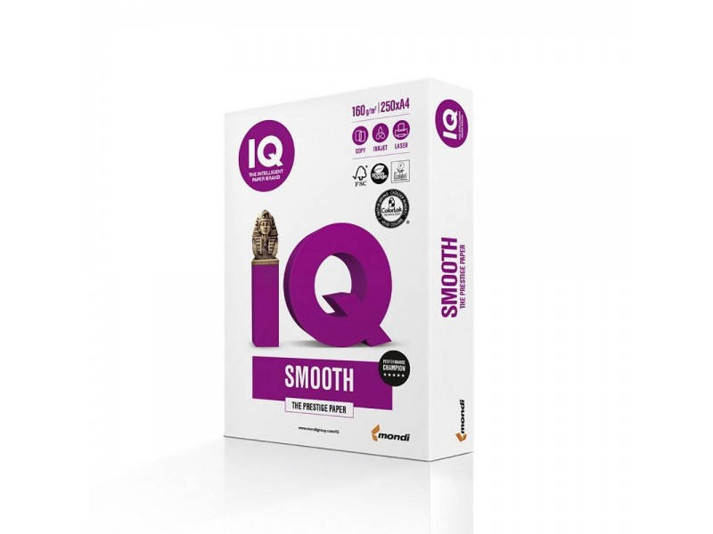 

Папір А4 IQ Smooth п.160 м2. 250 л