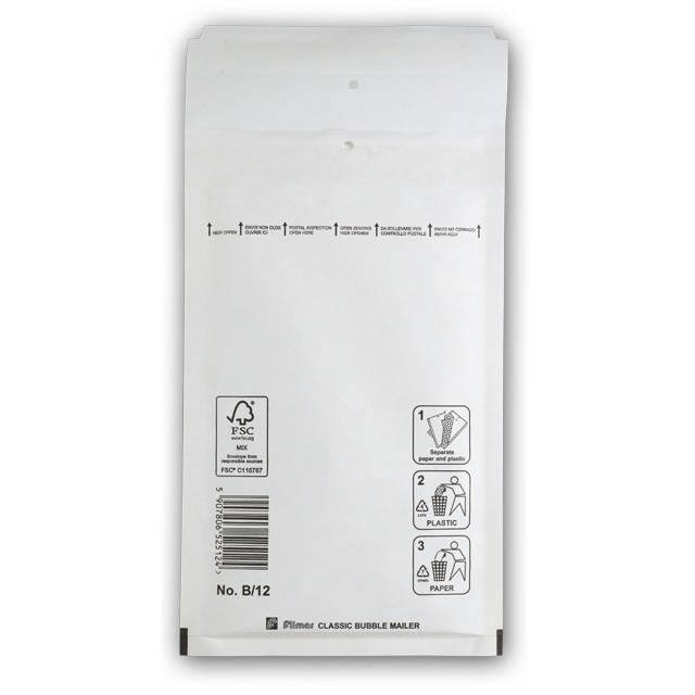 

Конверт бандерольный B12 (115х215), 200 шт белый, Коричневый