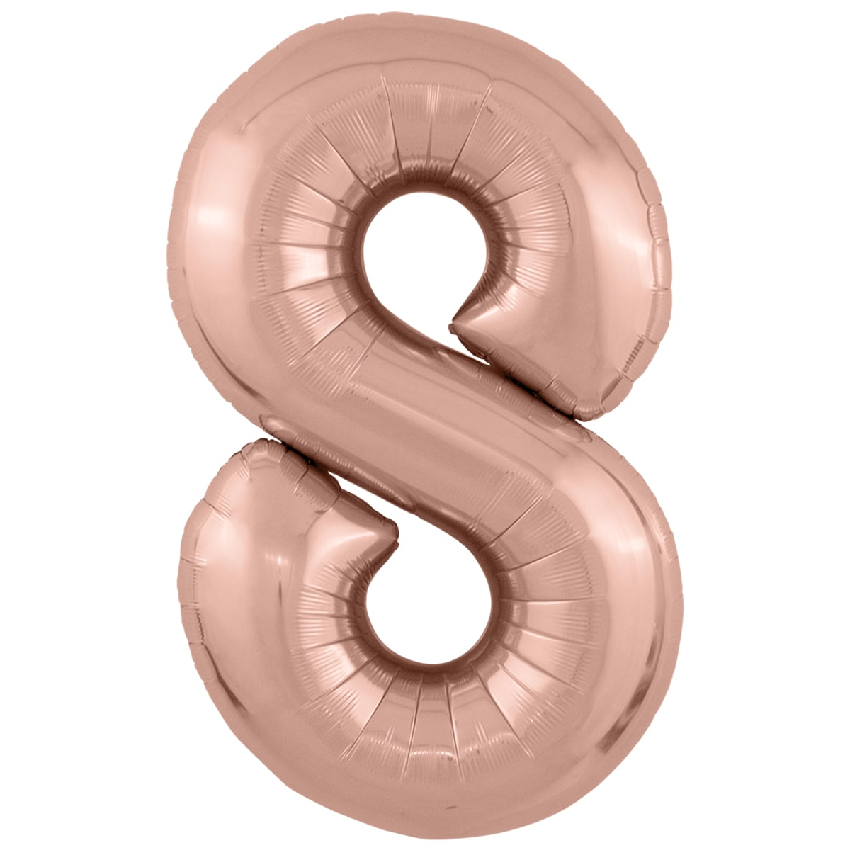 

Фольгированная цифра (102 см) Slim 8 розовое золото