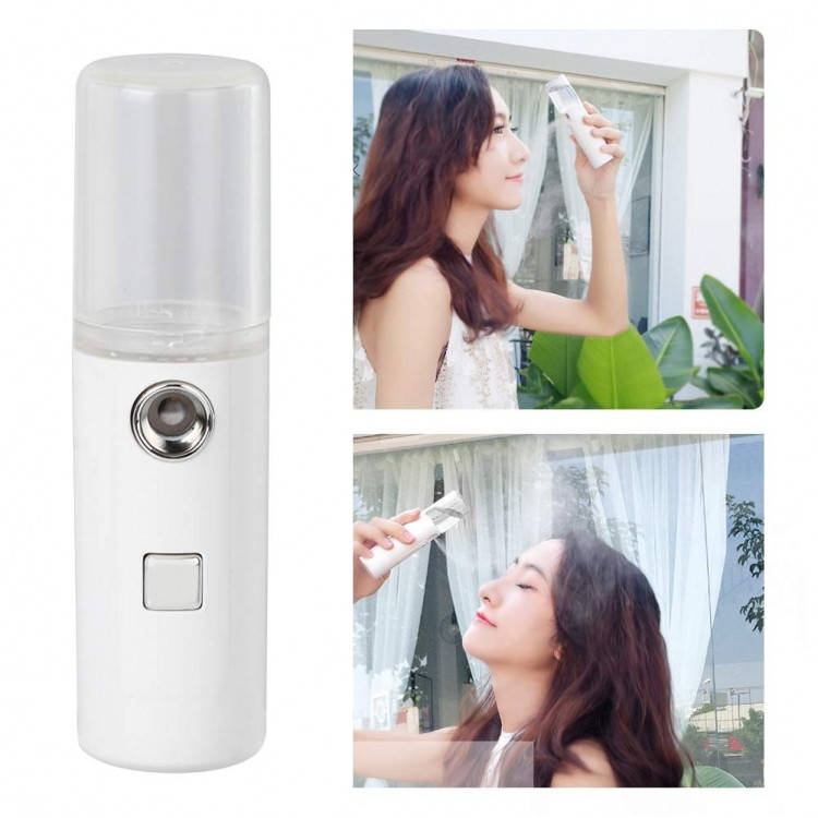 

Портативный мини Увлажнитель для Лица Nano Mist Sprayer (Белый)