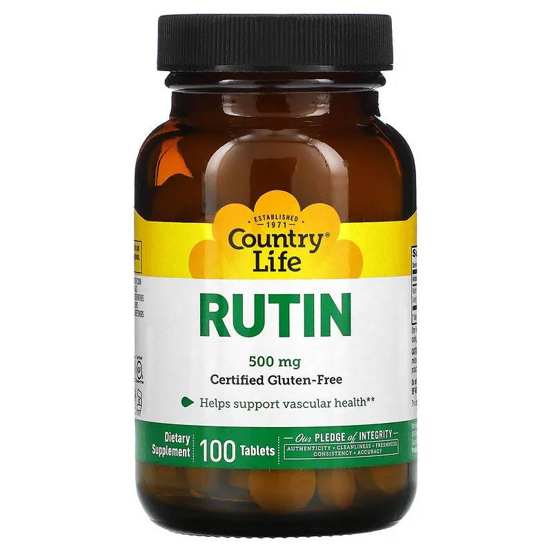 

Рутин Country Life "Rutin" 500 мг (100 таблеток)