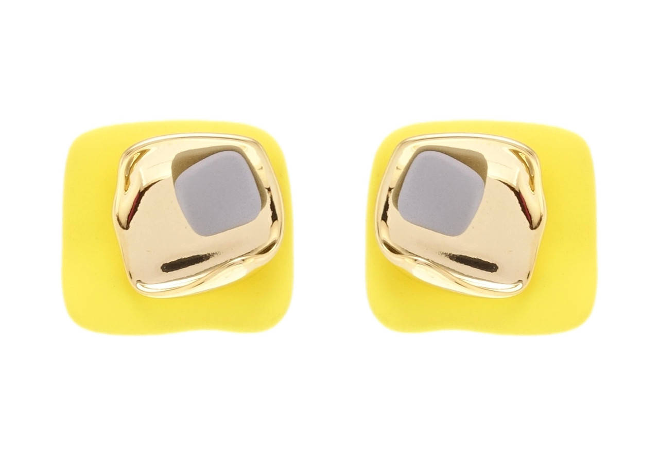 

Серьги Xuping JEAN GOUJON Позолота 14K игла серебро 925 гвоздики (пусеты) "Абстрактные желтые прямоугольники"