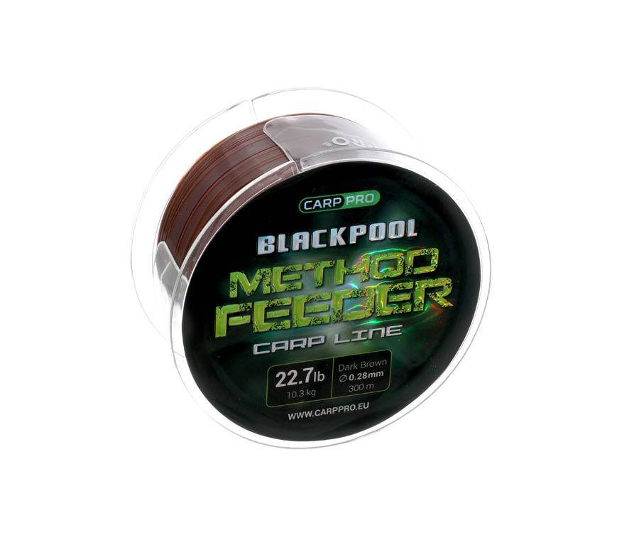 

Леска Carp Pro Blackpool Method Feeder Carp 300м 0.28мм, Коричневый