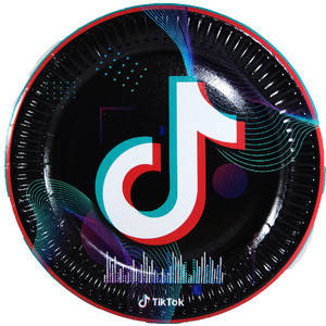 

Тарілки паперові "Вечірка. Тік Ток" чорні, 10 шт, Набор тарелок "Tik Tok", Черный