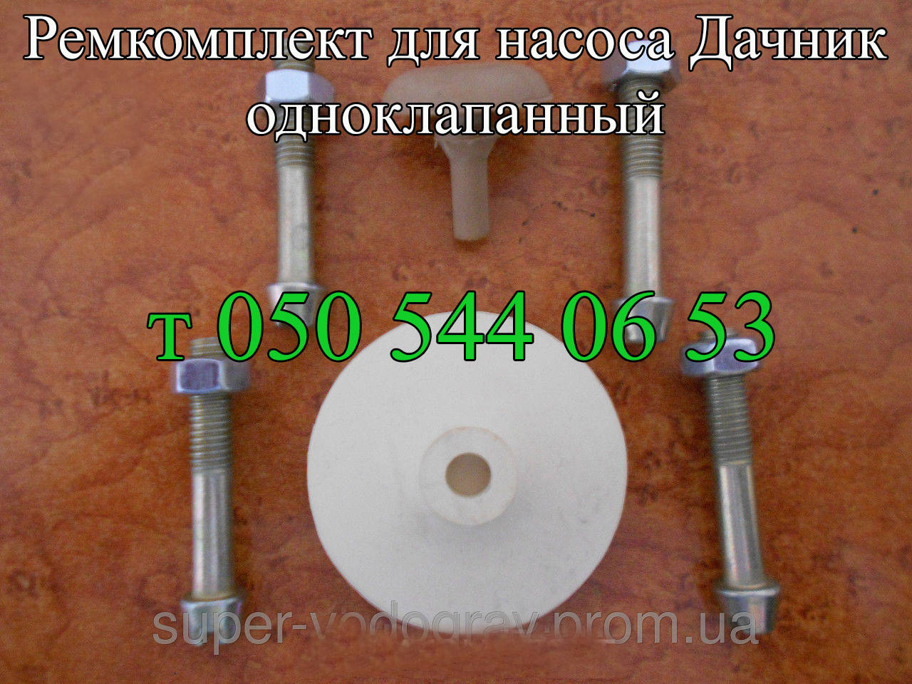 

Ремкомплект для насоса Дачник (одноклапанный)