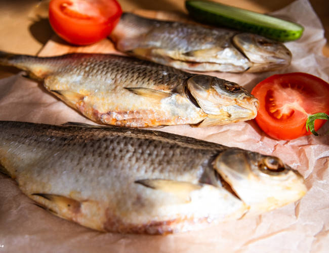 

Плотва вяленая