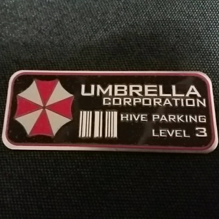 

Наклейка/Шильдик/Емблема Umbrella 110×44 мм.