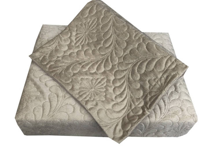 

Велюровое покрывало Le vele евро размера Topac