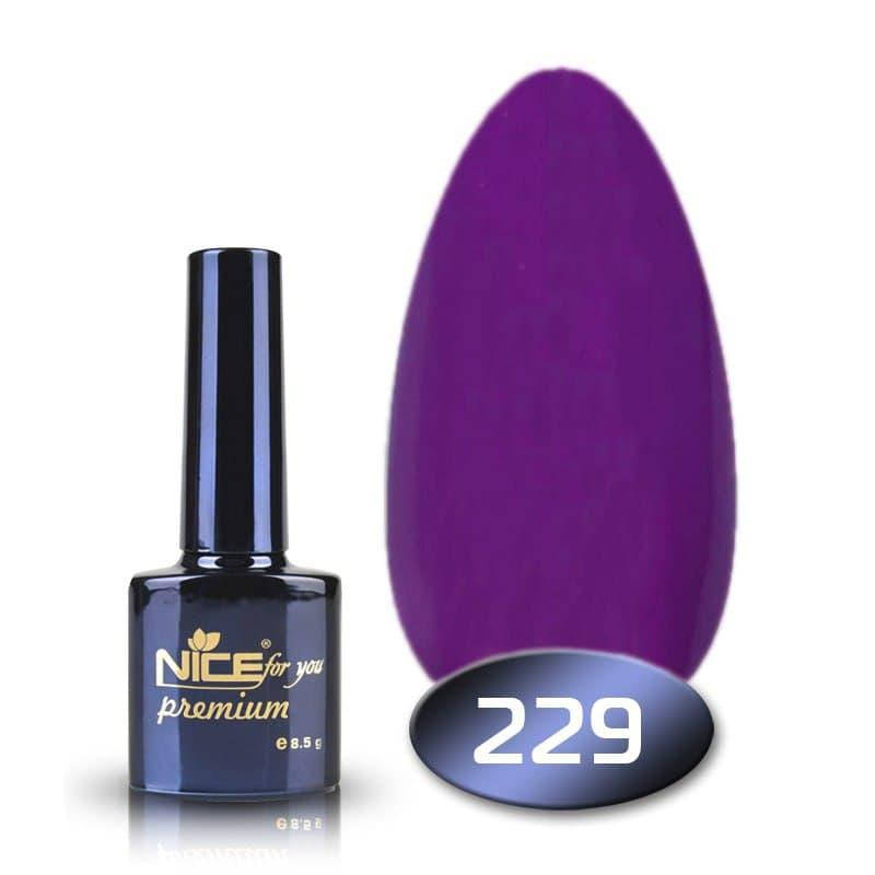 

Гель-лак Nice for you Premium №229 светло фиолетовый 8,5 мл