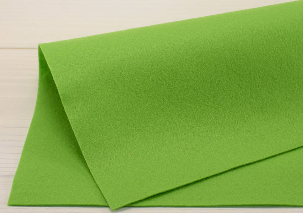 

Корейский мягкий фетр 1,2 мм (20х30 см) - №20 Зелено-лаймовый