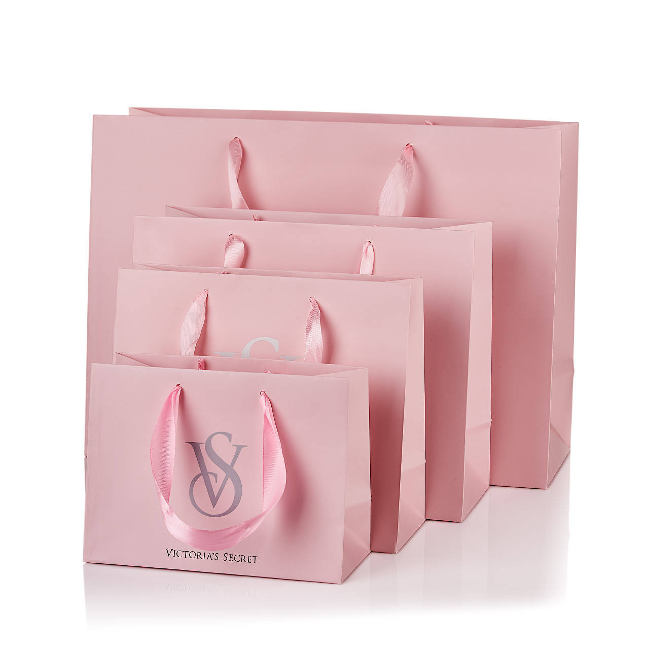 

Пакет бумажный Victoria Secret средний (М), Розовый