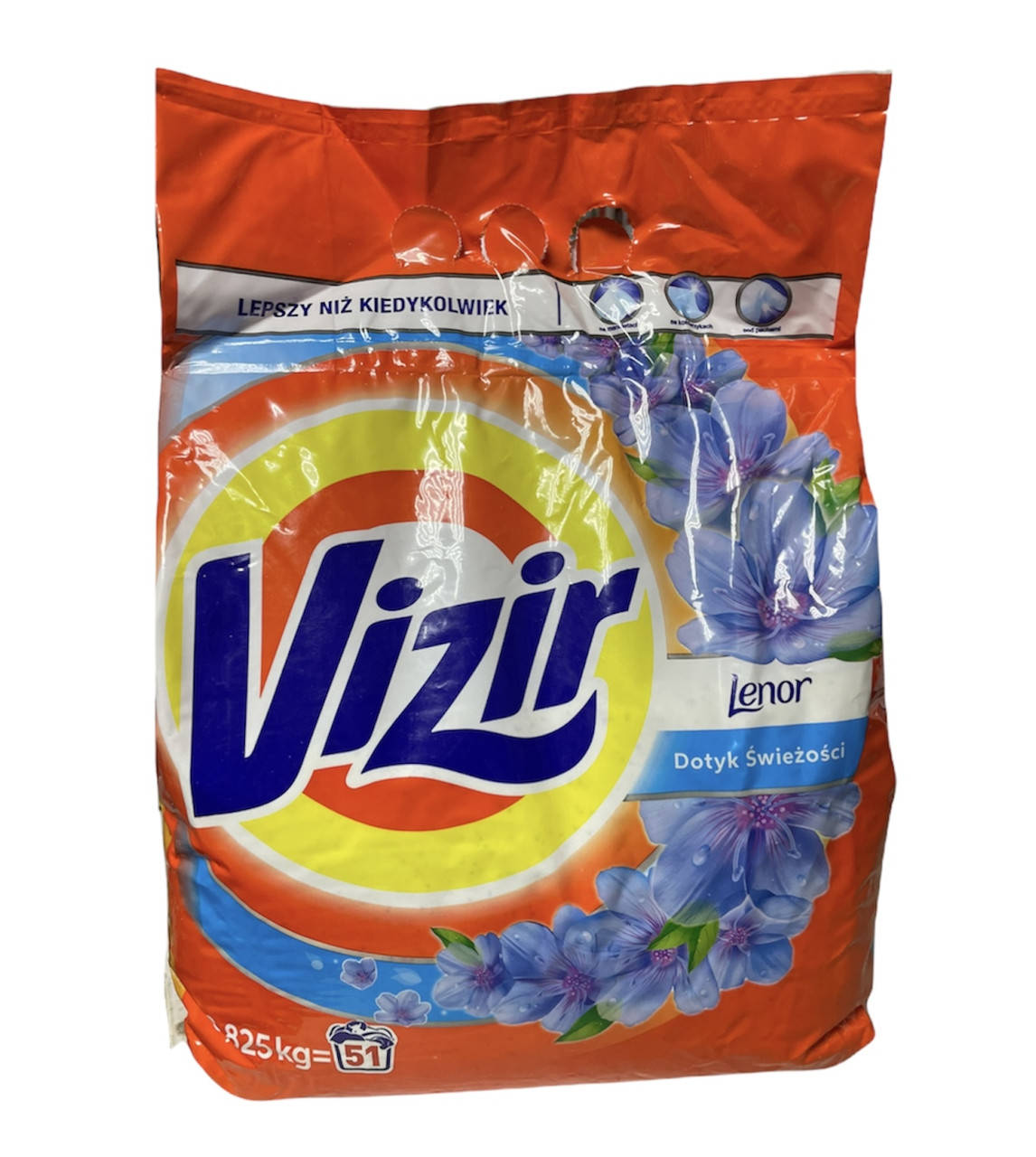 

Пральний порошок Vizir дотик свіжості Lenor, 3,825 кг (51 прання)