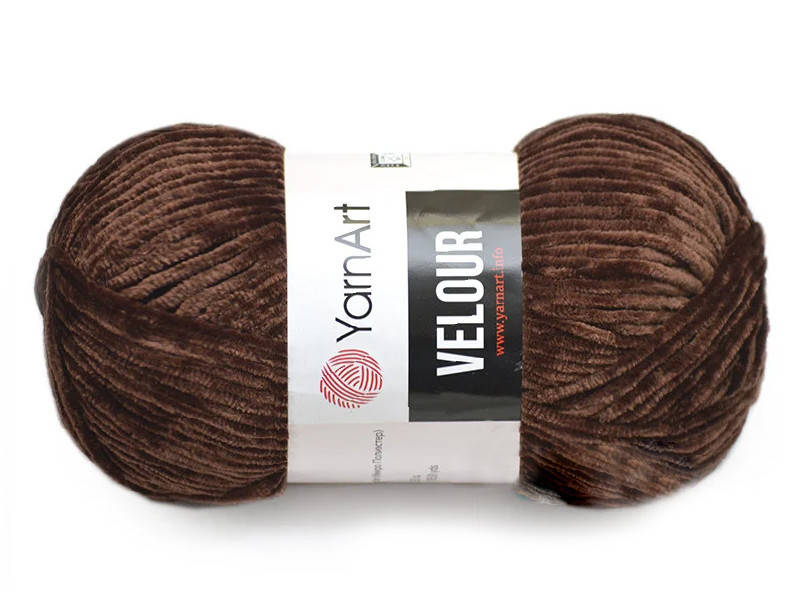 

YarnArt Velour, Коричневый №852