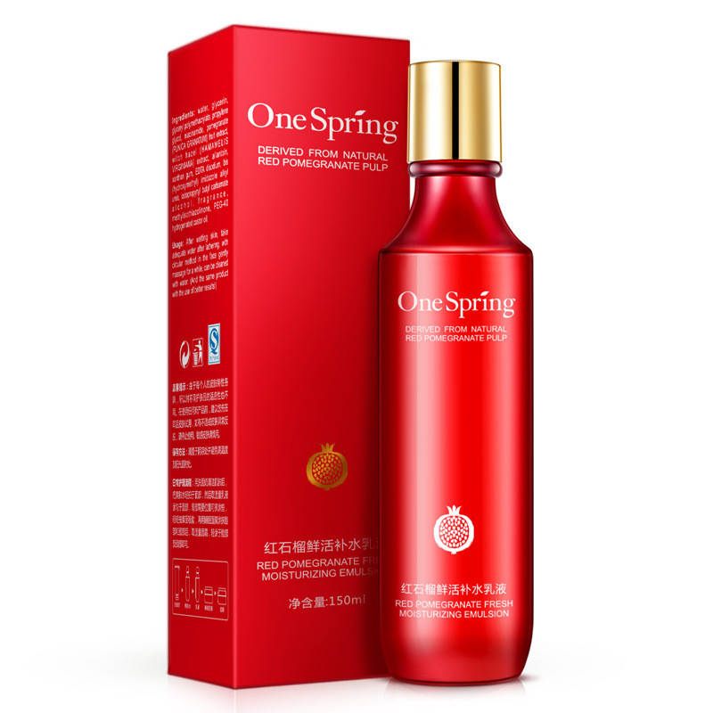

Эмульсия для лица с гранатом увлажняющая One Spring Red Pomegranate, 150мл