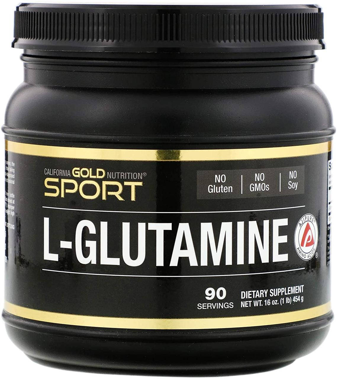 

Порошок L-глютамина California Gold Nutrition Glutamine Powder AjiPure 454 gr