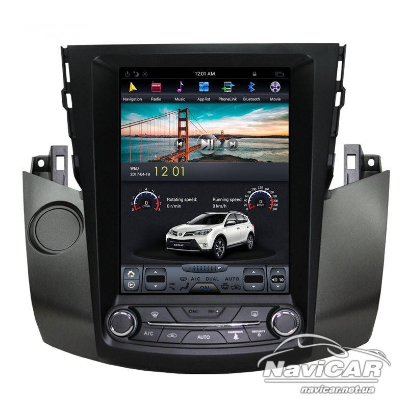 

Штатная магнитола для Toyota RAV4 2006-2012 Tesla Style на Android