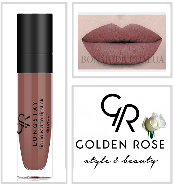 

Матовая стойкая жидкая помада Golden Rose Longstay liquid Matte № 22