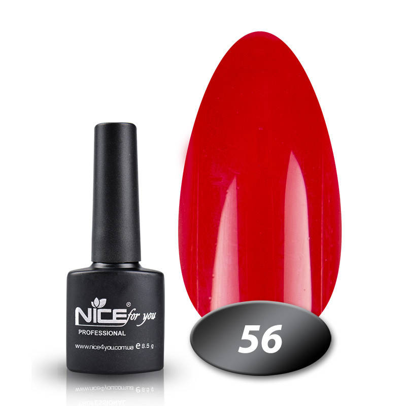 

Гель лак Nice for you 056 темно-малиновый 8,5 мл