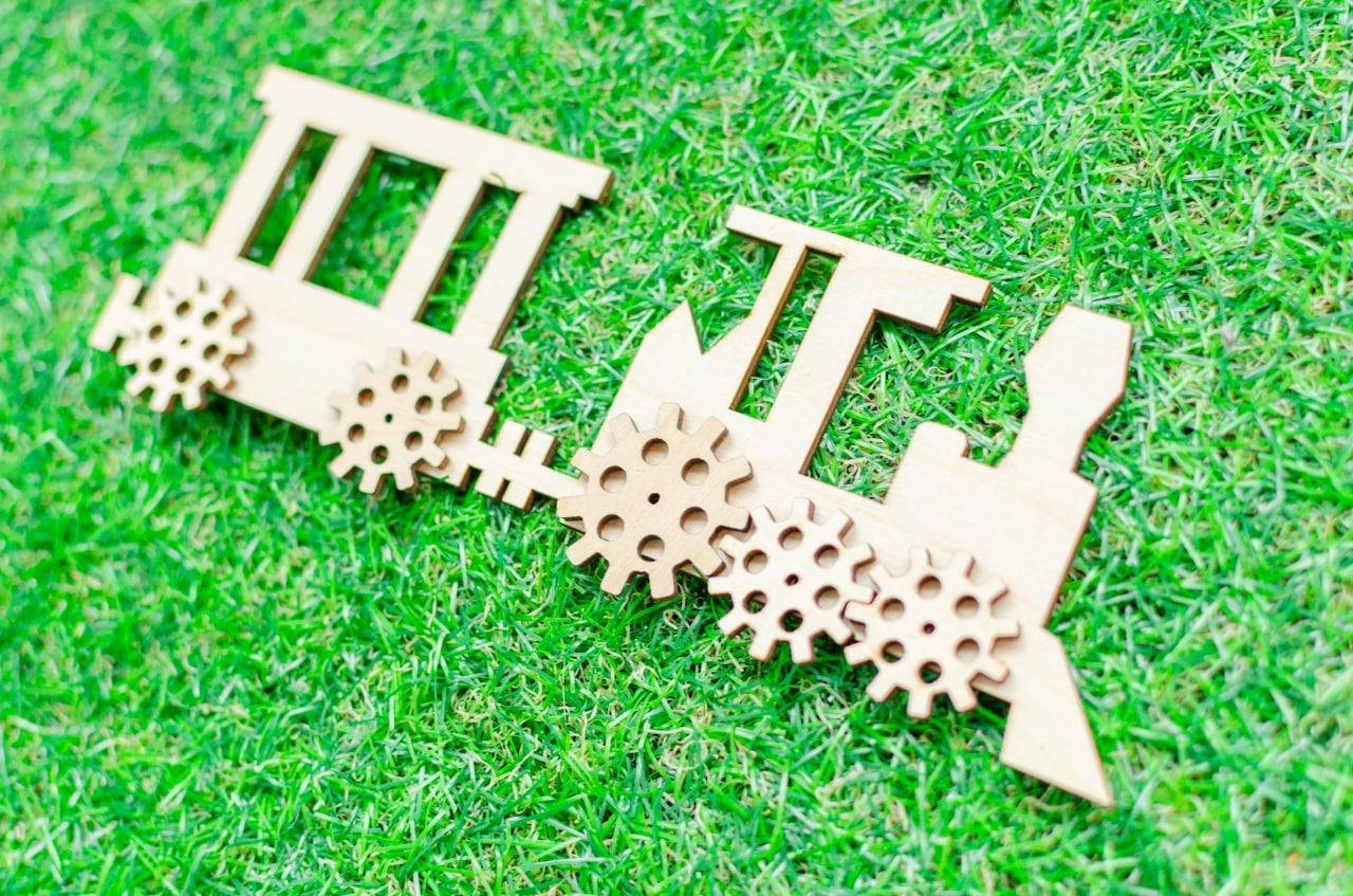 

Поезд и вагон для бизиборда 215х75мм