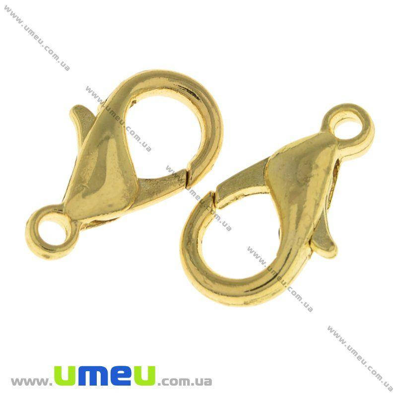 

Замок-карабин, 14х8 мм, Золото, 1 шт (ZAM-010194)