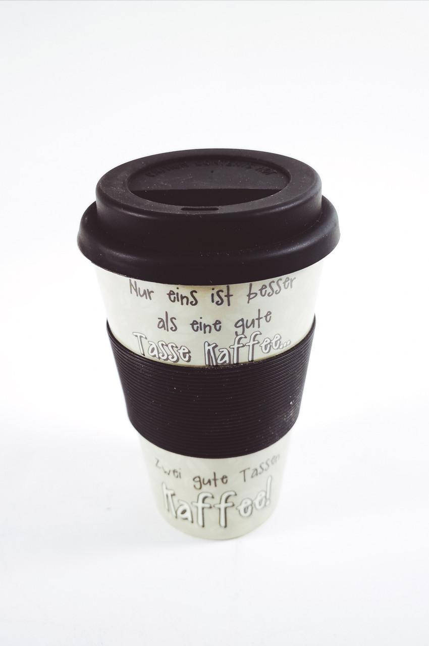 

Кофейная кружка to go becher 350ml bambus Tasse Kaffee