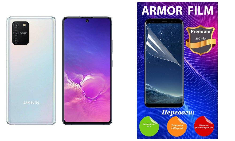 

Полиуретановая пленка Samsung Galaxy S10 Lite, Armor Premium, Прозрачный