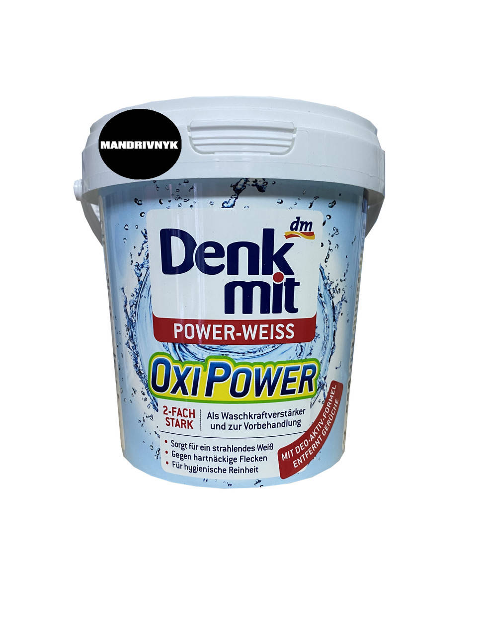

Пятновыводитель DENKMIT Oxi Power White 750г