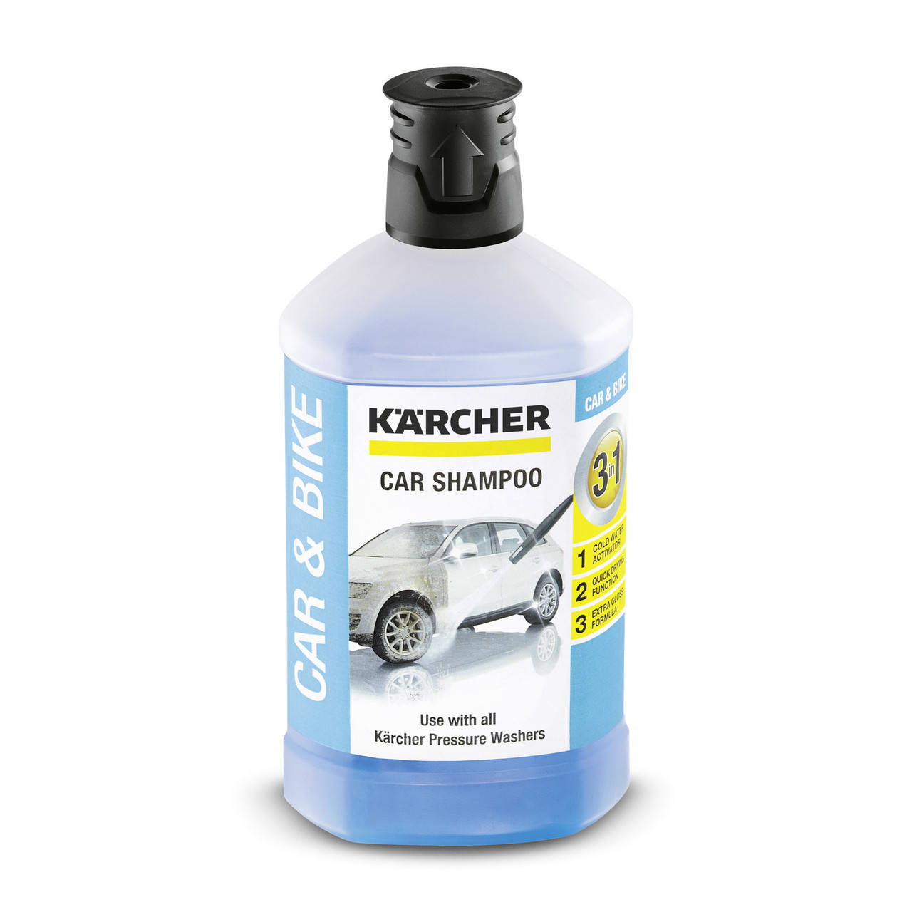 

Автошампунь KARCHER 3-в-1 Plug-n-Clean 1 л (6.295-750.0)
