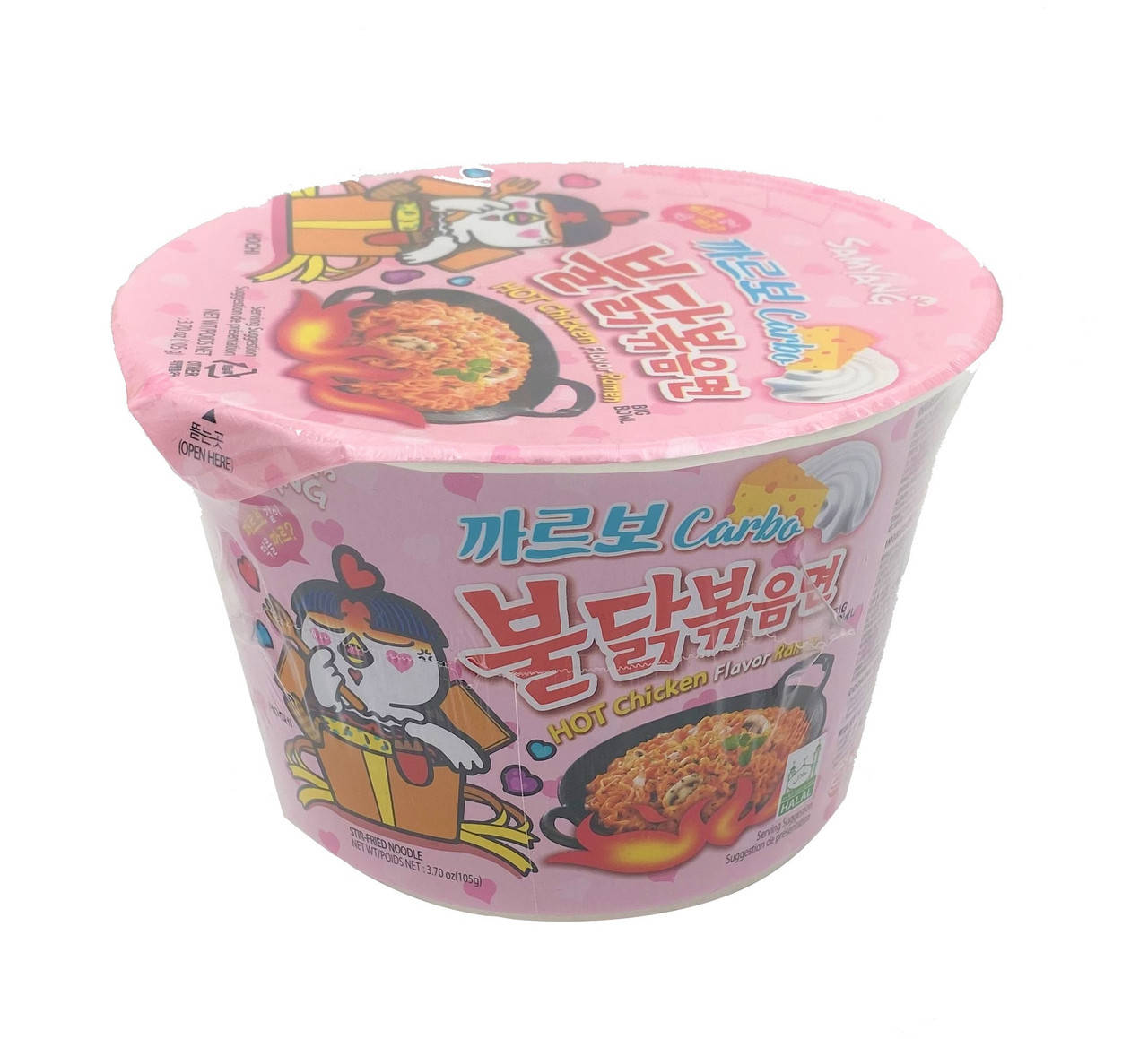 

Лапша быстрого приготовления в стакане со вкусом Карбонара SamYang 105 г