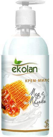 

Мыло-крем жидкое 500мл., мед-молоко с дозатором