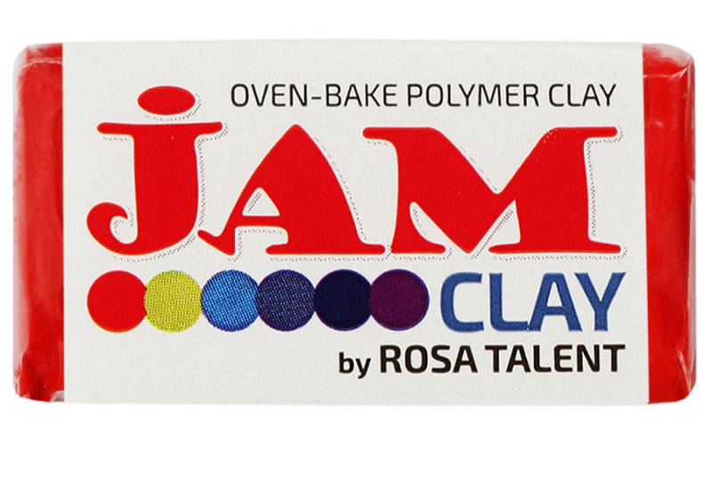 

Полимерная глина клубника 20 грамм Jam Clay, 5018401, Красный