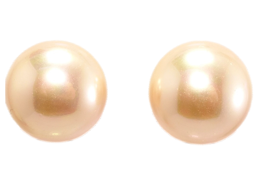 

Серьги Xuping Позолота 18K гвоздики "Жемчужины Пудра" ø 14мм