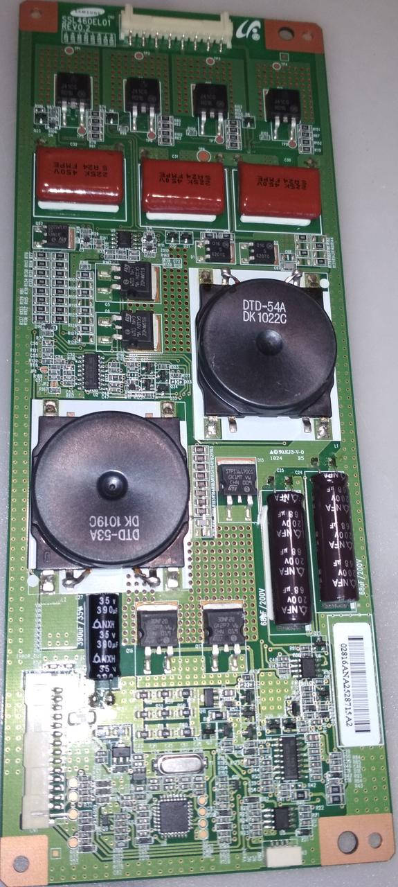 

Инвертор SSL460EL01 REV0.2 к телевизору TOSHIBA 40SL733