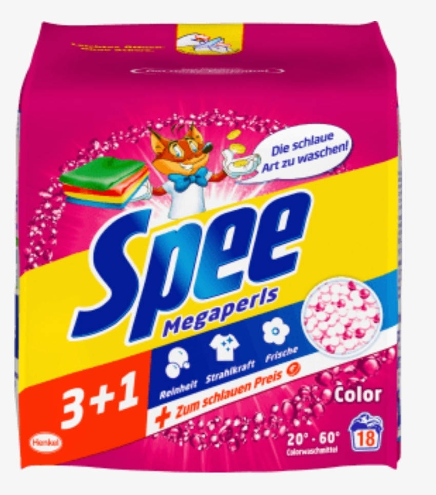 

Порошок для прання кольорових речей - Spee Megaperls. 18 пр.