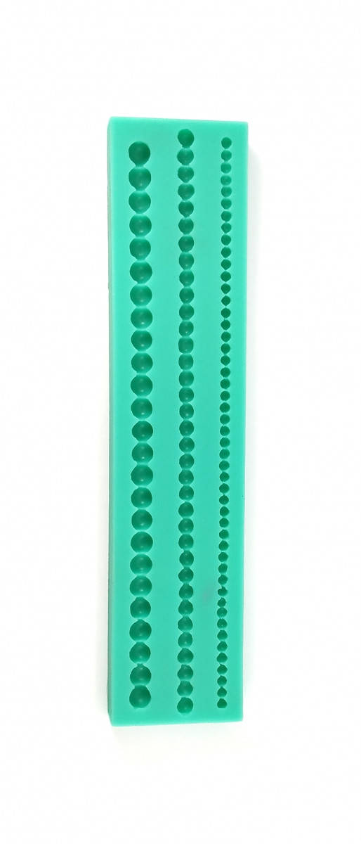 

Молд кондитерский Бусы 3,4,6 мм