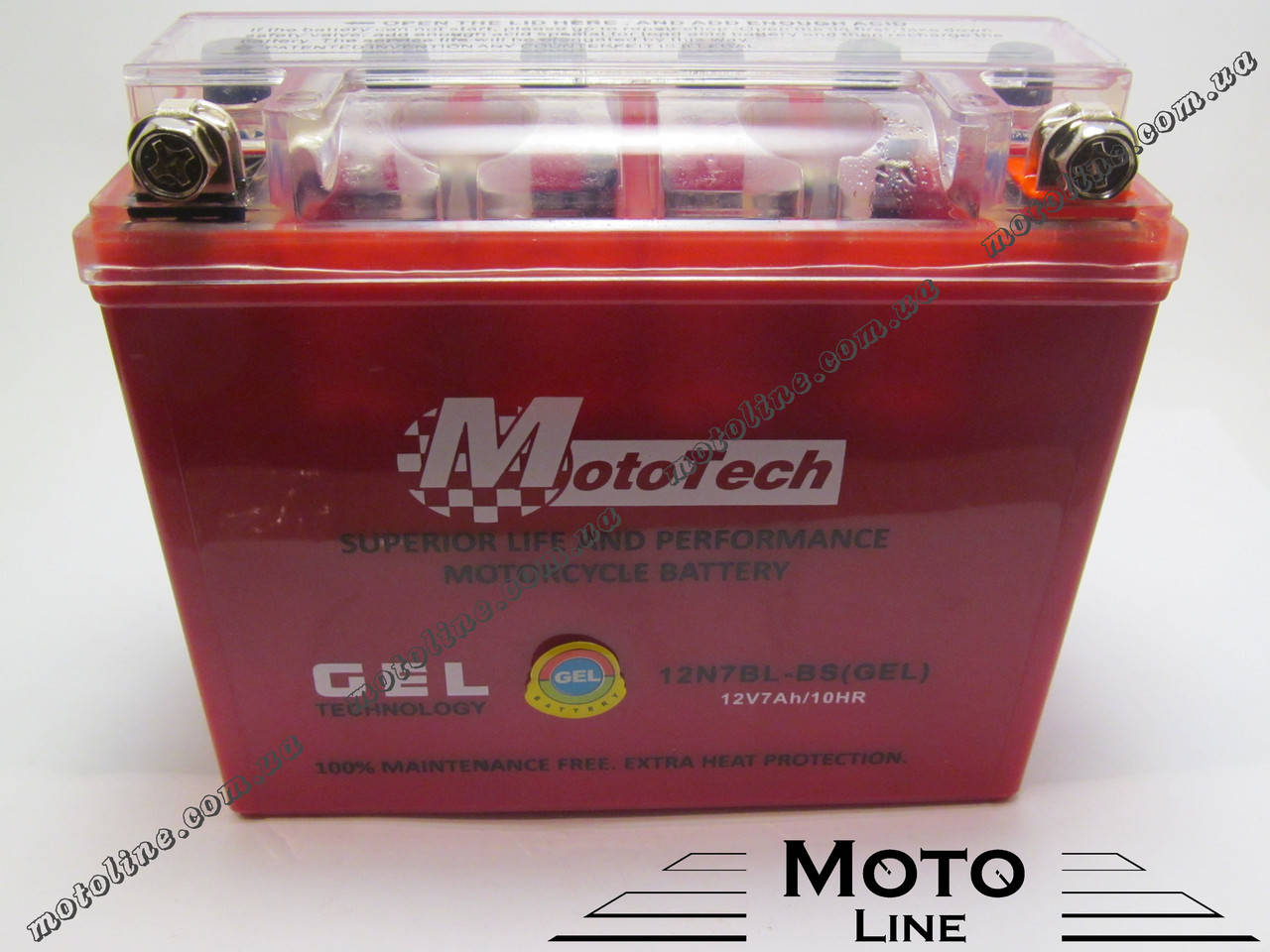 

Аккумулятор АКБ 7А 12N7BL-BS (12V7AH)Mototech