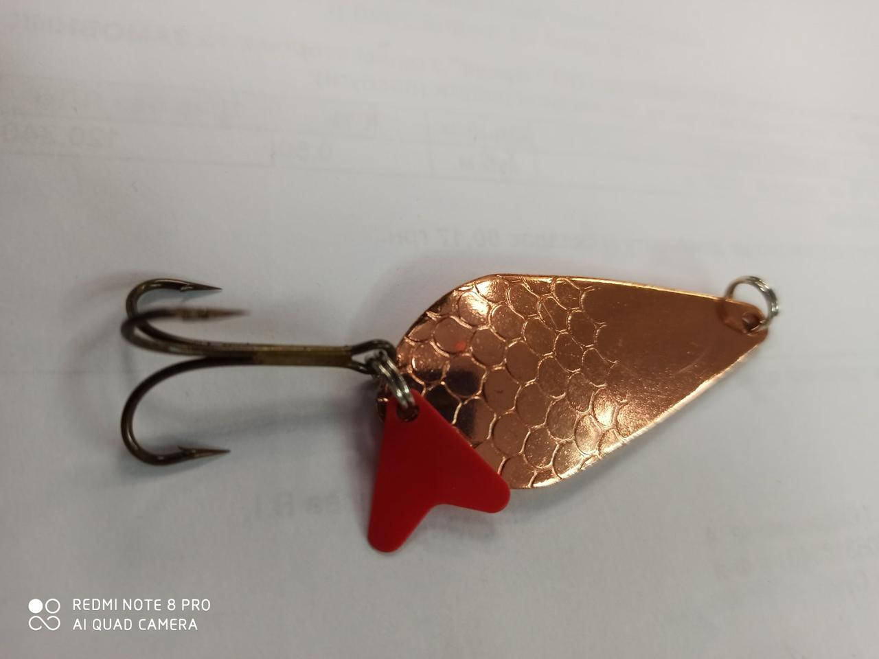 

Блесна RED HUNT GROM 15g мідь/3032-212, Красный
