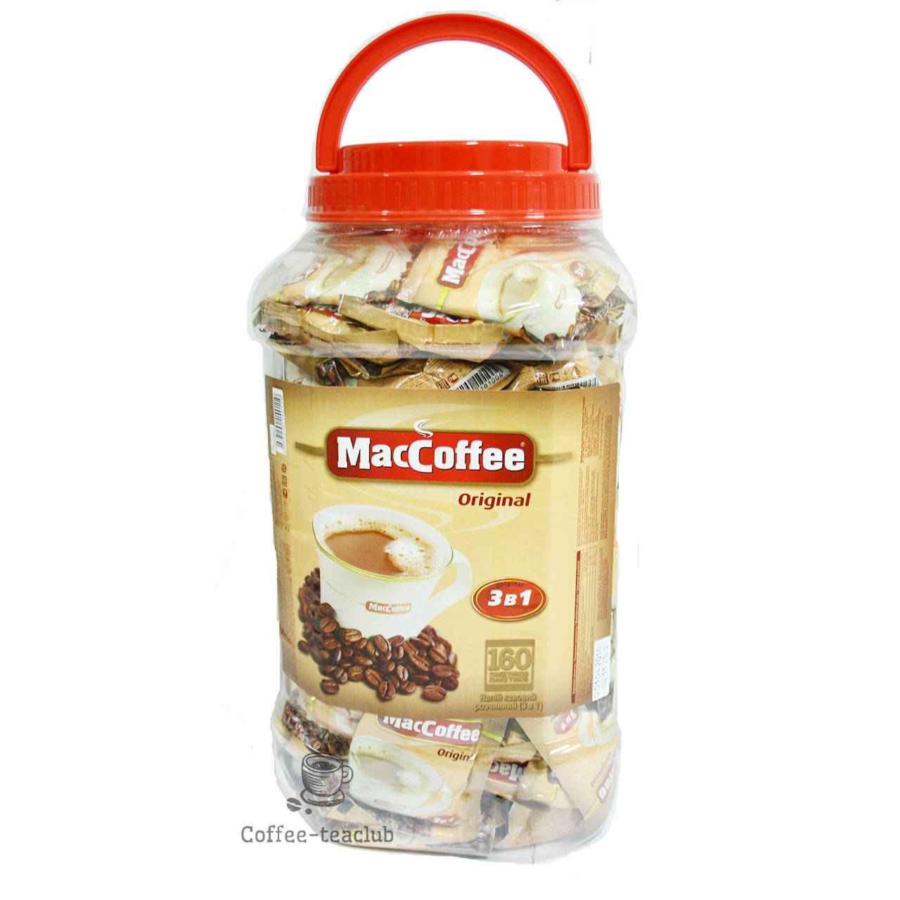 

Кофейный напиток MacCoffee Original 3в1 (160 шт ) в банке