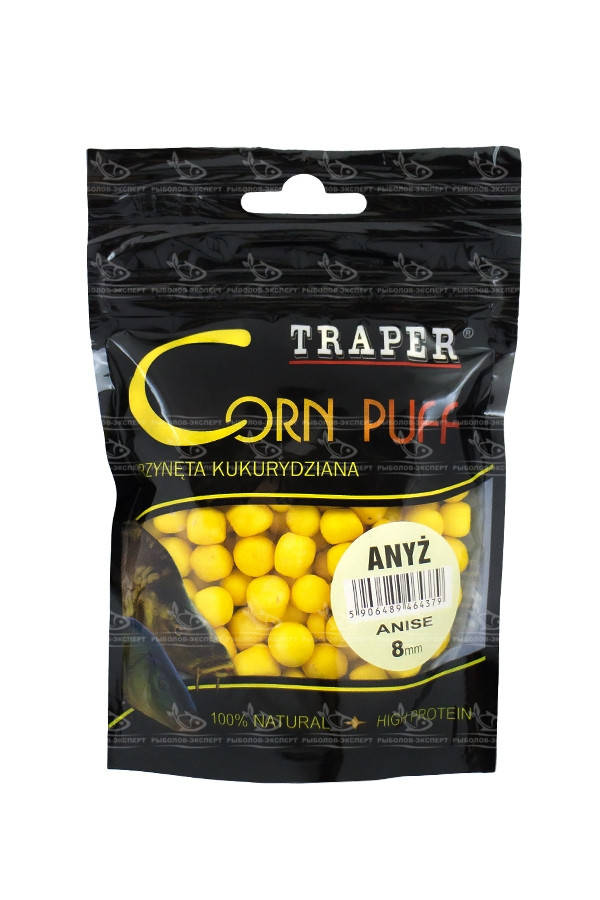 

Вулканизированная кукуруза Traper Corn Puff 8мм 20г Анис "Оригинал"