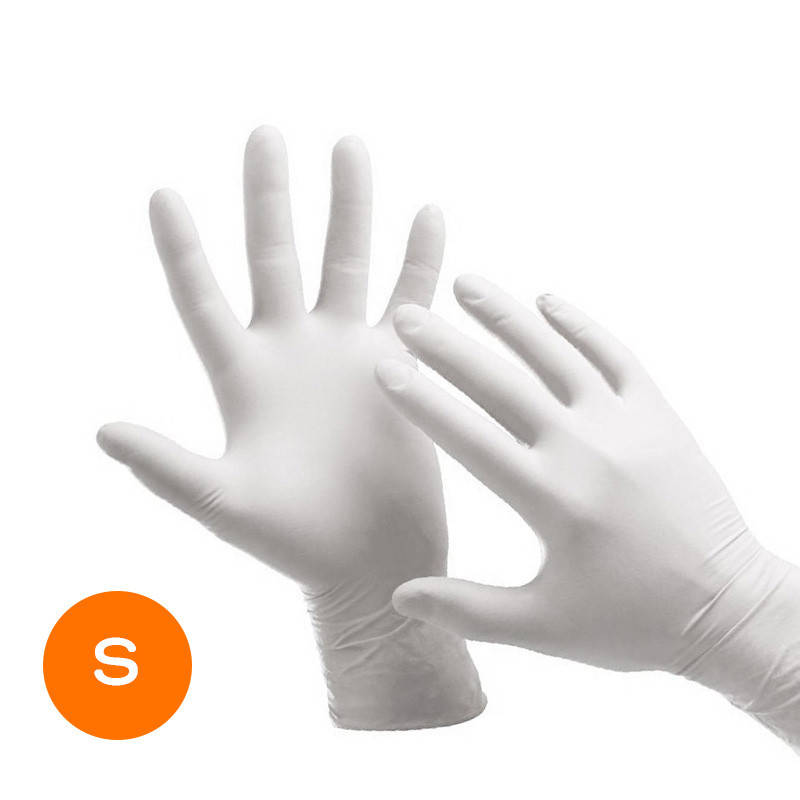 

Латексные медицинские смотровые перчатки Размер  (пара) белые, Белый