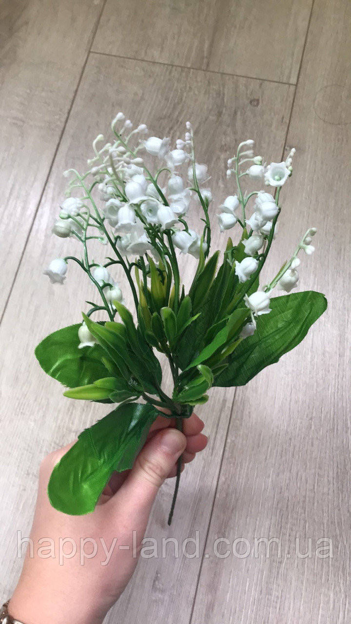 

Куст ландыша искуственный. Зелень искуственная Ландыш