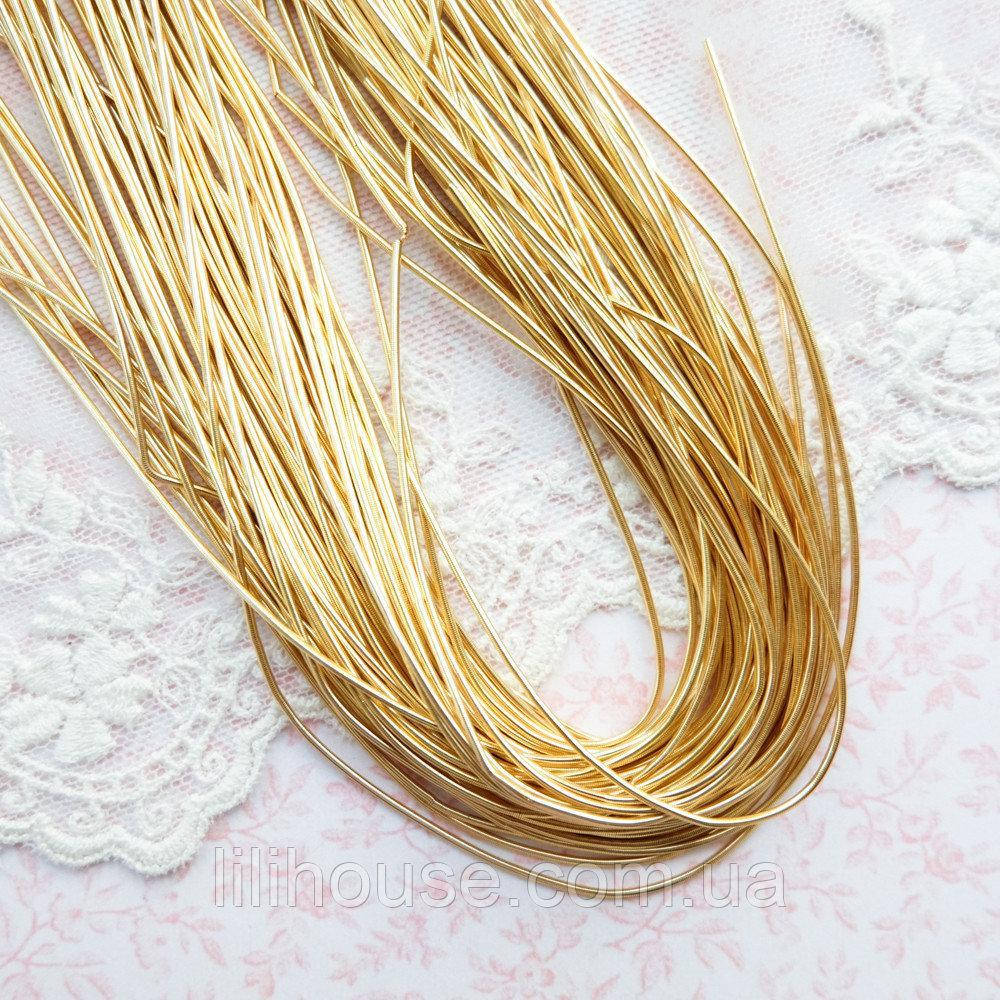 

Канитель Мягкая 1 мм Индия ЗОЛОТО 5 г